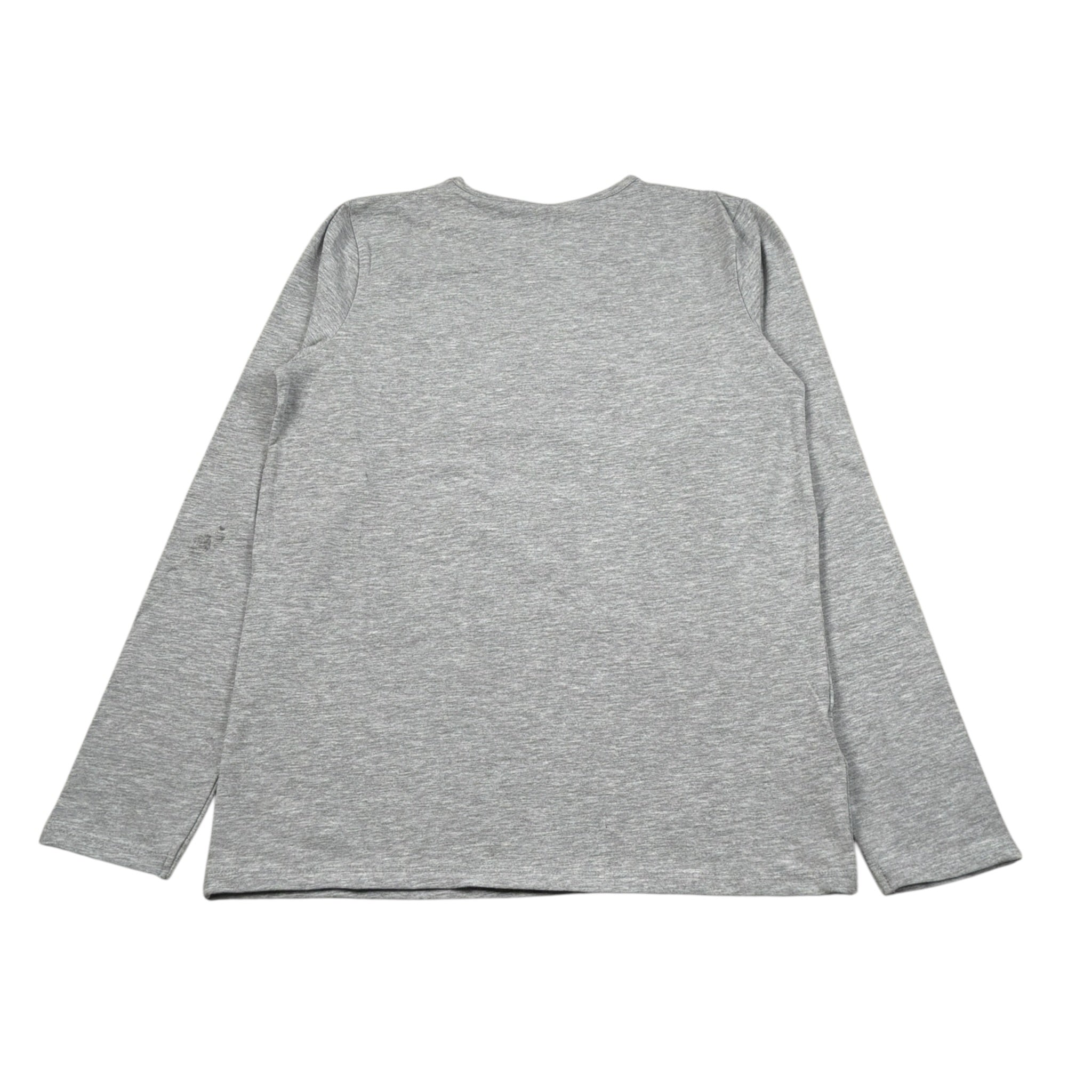Boboli Shirt Girocollo tinta unita con Stampe Grigio per Bambina SHTBBOLI GRIGIO BOBOLI 