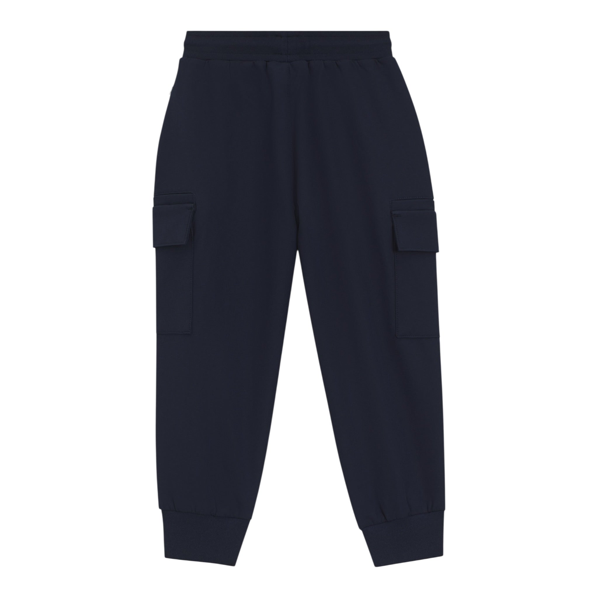 Boss Pantalone tinta unita con Elastico In Vita Blu per Bambino J52295X BLU BOSS 