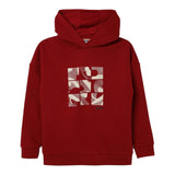 Boss Felpa tinta unita con Cappuccio Rosso per Bambino J52353 ROSSO BOSS 