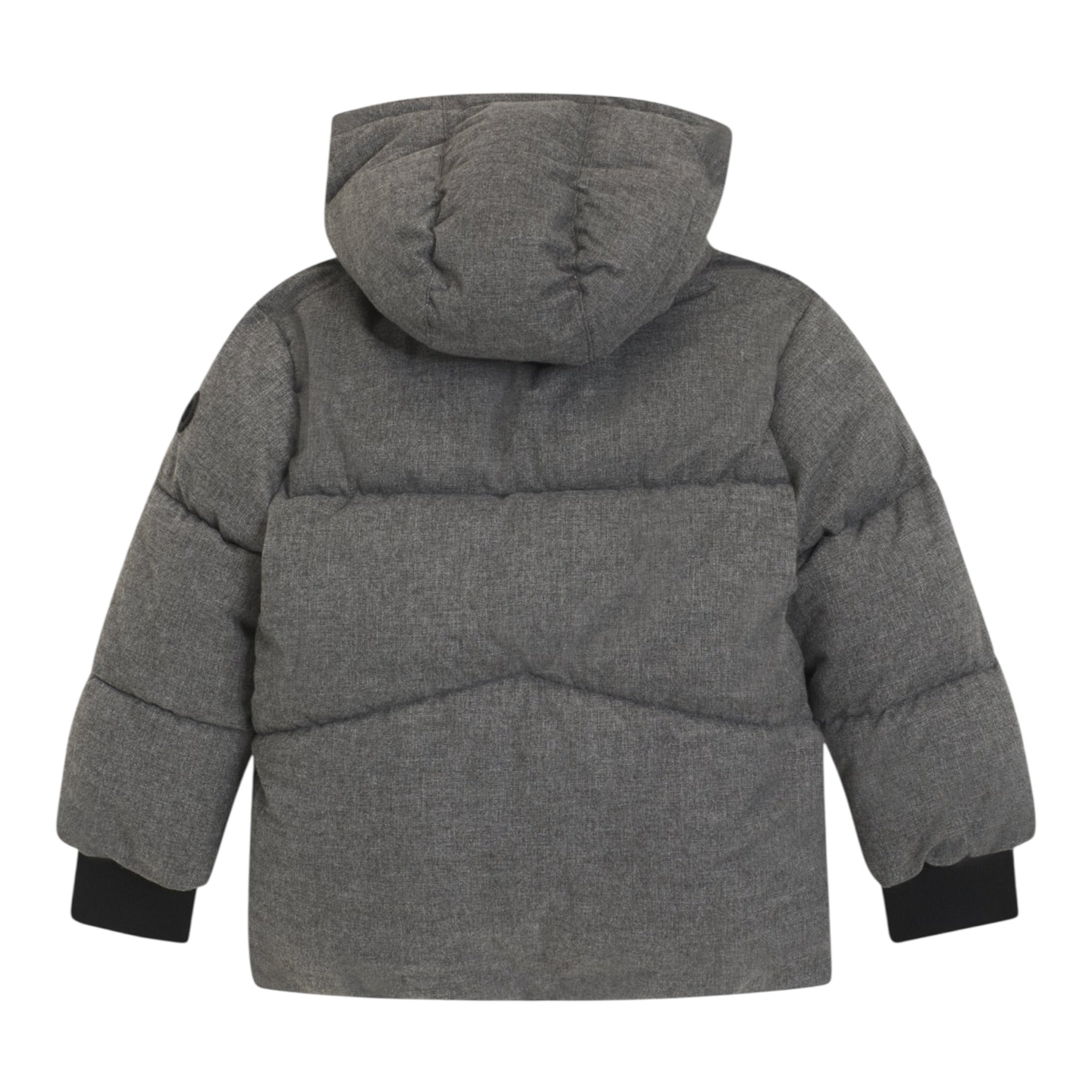 Boss Giubbino tinta unita con Zip E Cappuccio Grigio per Neonato J52394N GRIGIO BOSS 