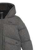 Boss Giubbino tinta unita con Zip E Cappuccio Grigio per Neonato J52394N GRIGIO BOSS 