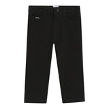 Boss Pantalone tinta unita con Girovita Regolabile Nero per Neonato J52440 NERO BOSS 