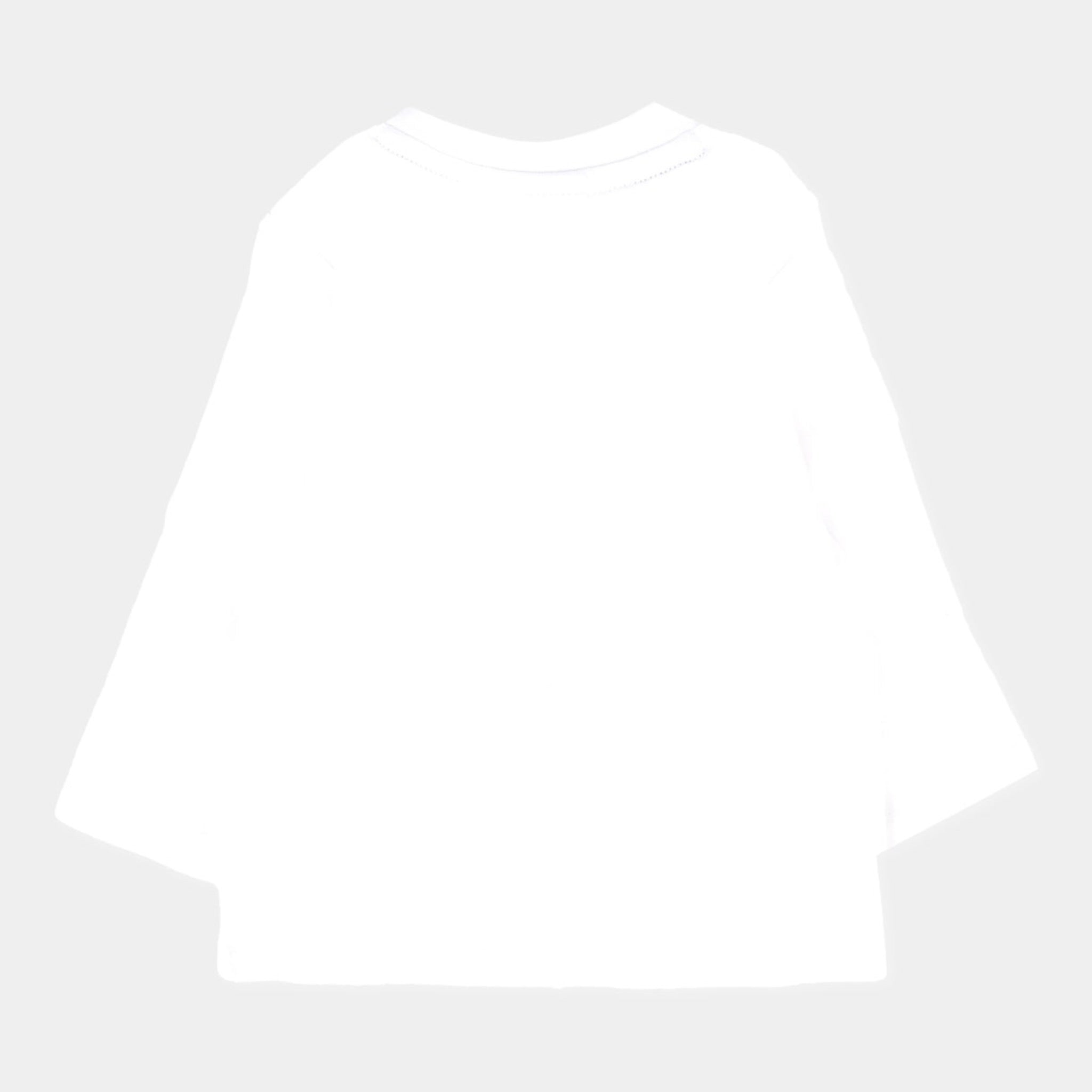 Boss Shirt tinta unita con Logo Bianco per Neonato J52463 BIANCO BOSS 