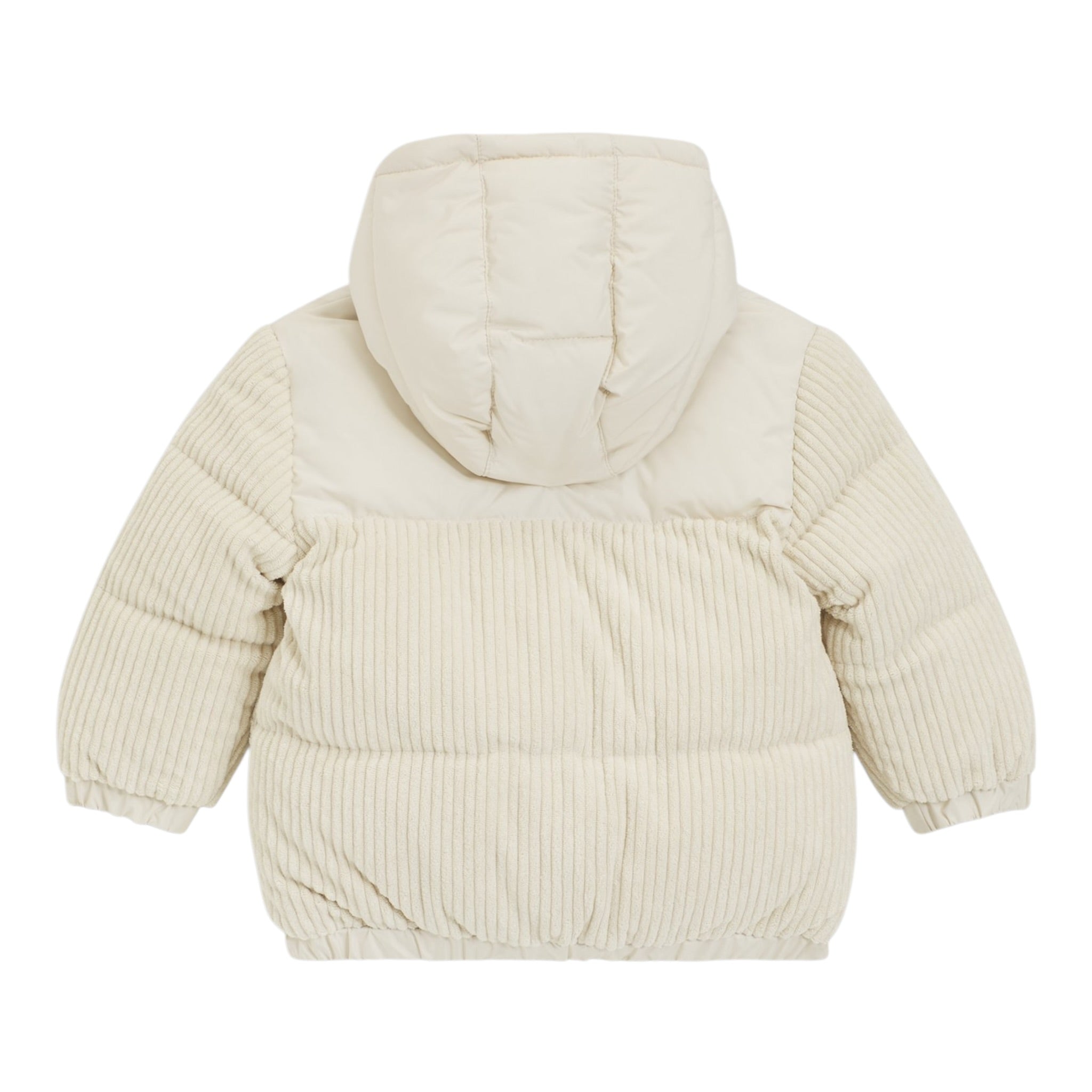 Boss Giubbino tinta unita con Zip E Cappuccio Beige per Neonato J52478 BEIGE BOSS 