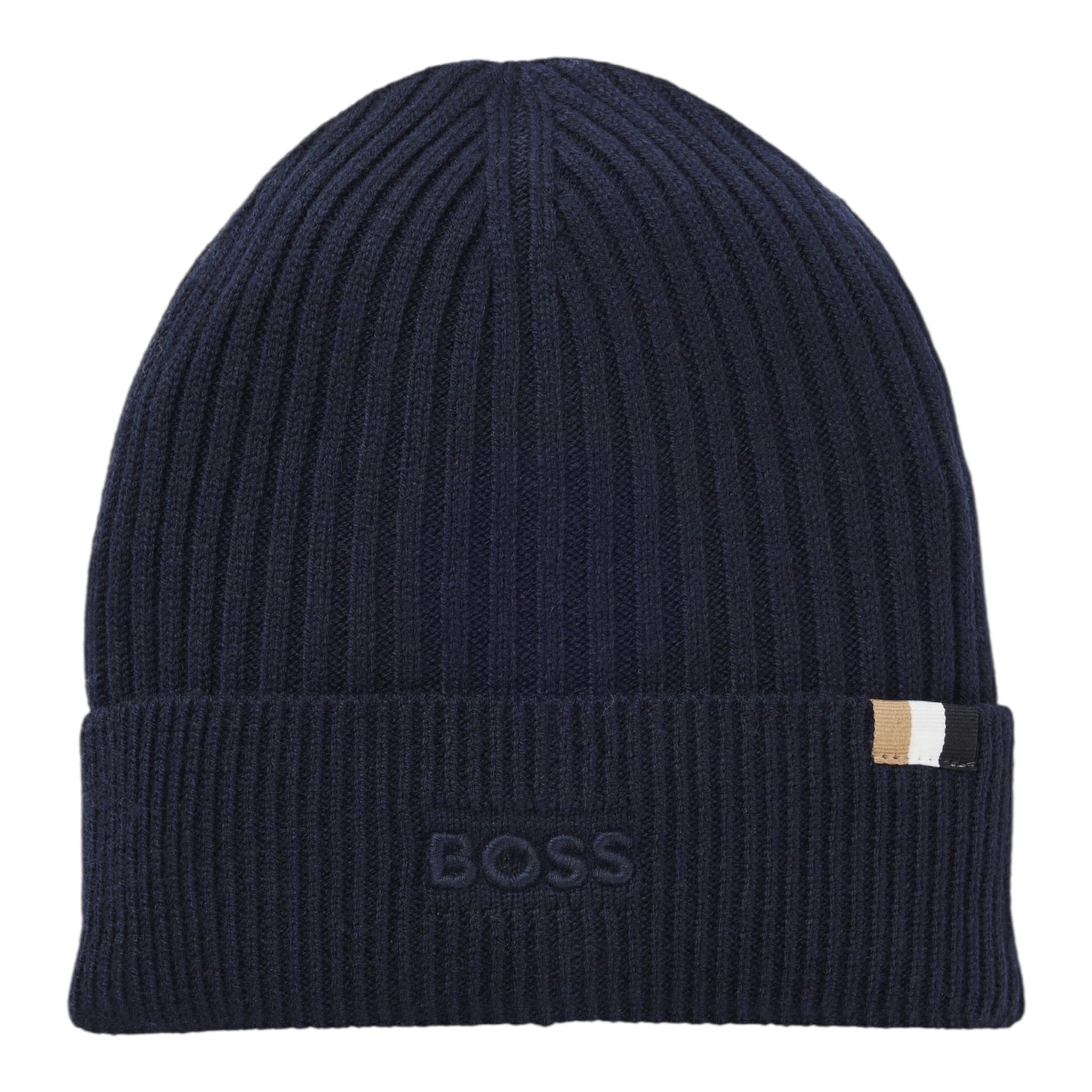 Boss Cappello tinta unita con Logo Blu per Neonato J52650 BLU BOSS 