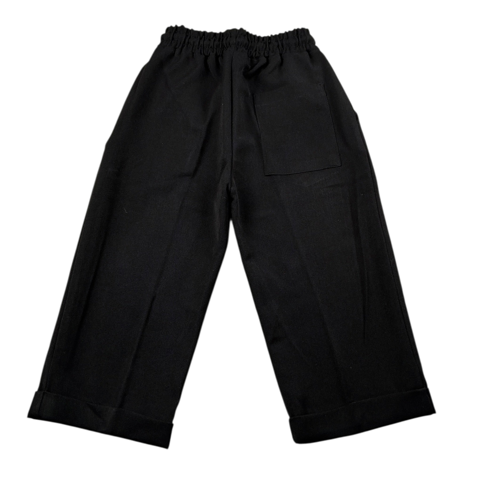 Brian Rush Pantalone tinta unita con Elastico In Vita Nero per Bambino BR747J NERO BRIAN RUSH 