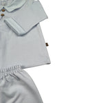 Calamaro Completo 2 Pezzi Shirt-Ghettina Azzurro per Neonato 11171 AZZURRO CALAMARO 
