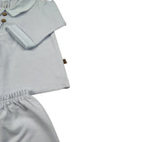 Calamaro Completo 2 Pezzi Shirt-Ghettina Azzurro per Neonato 11171 AZZURRO CALAMARO 