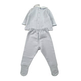 Calamaro Completo 2 Pezzi Shirt-Ghettina Azzurro per Neonato 11171X AZZURRO CALAMARO 