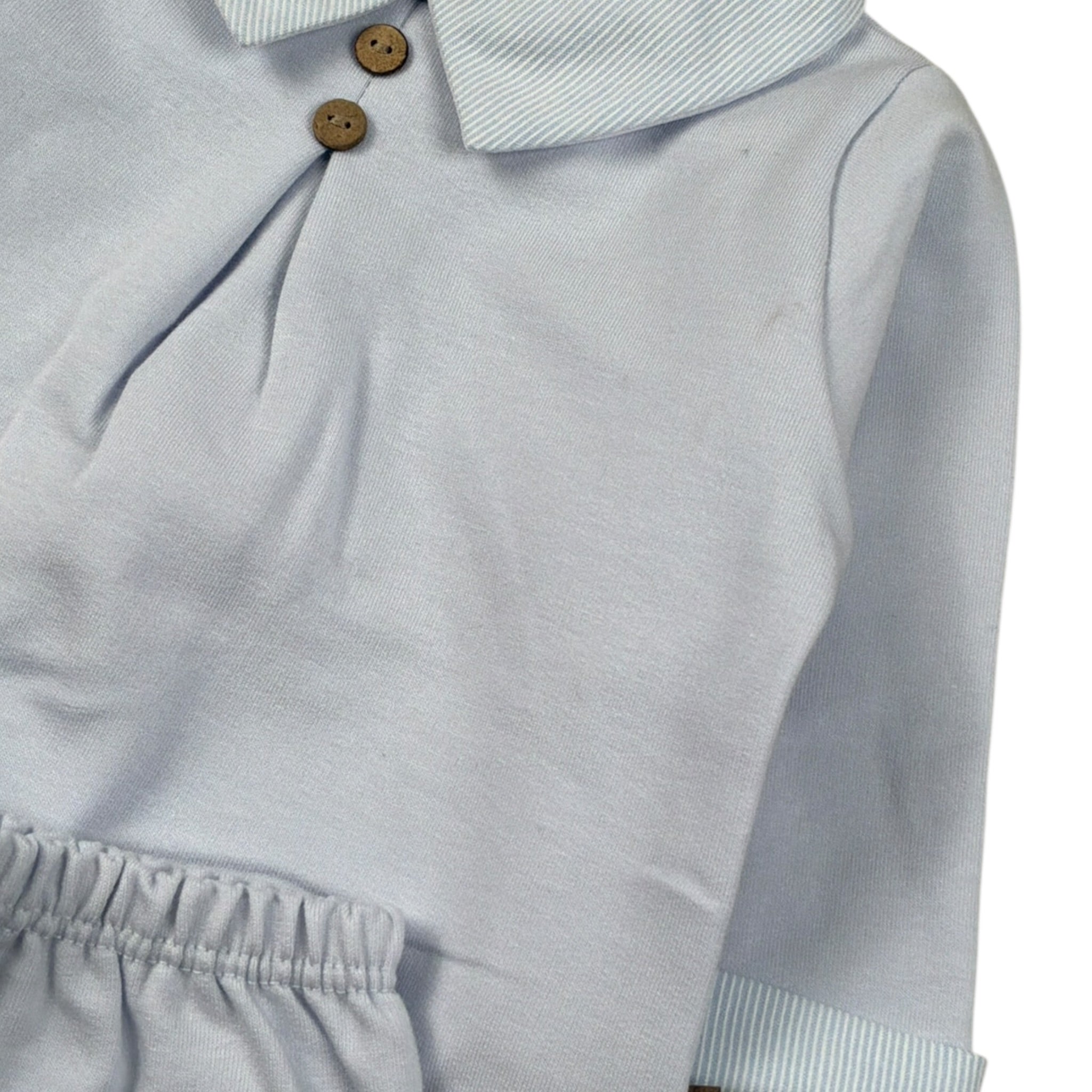 Calamaro Completo 2 Pezzi Shirt-Ghettina Azzurro per Neonato 11171X AZZURRO CALAMARO 