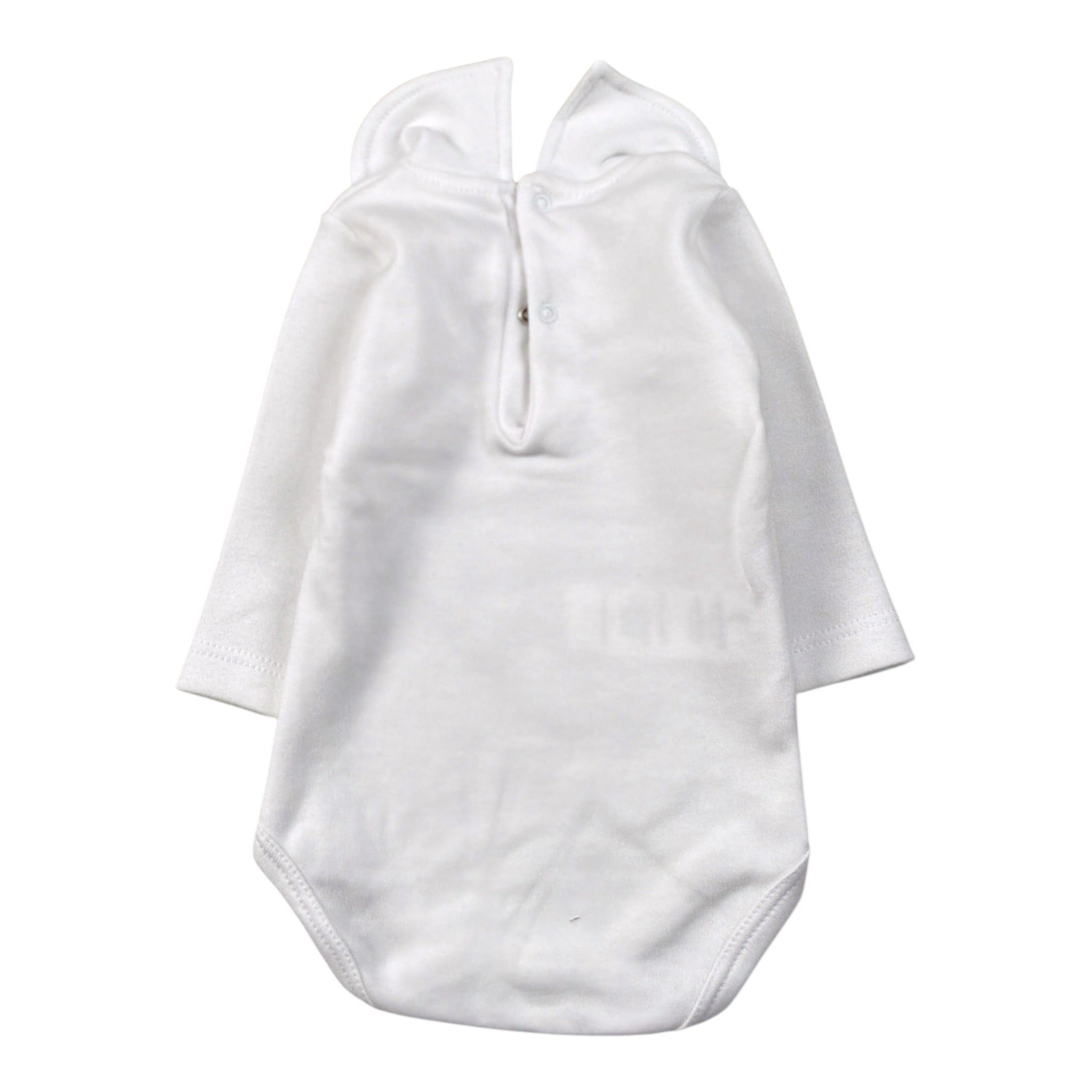 Calamaro Body tinta unita con Colletto Bianco per Neonata 190900 BIANCO CALAMARO 