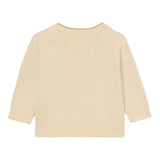 Calvin Klein Maglia tinta unita con Logo Beige per Neonato 00205 BEIGE CALVIN KLEIN 
