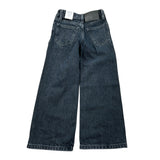 Calvin Klein Jeans tinta unita con Modello A Palazzo Nero per Bambina 02607 NERO CALVIN KLEIN 