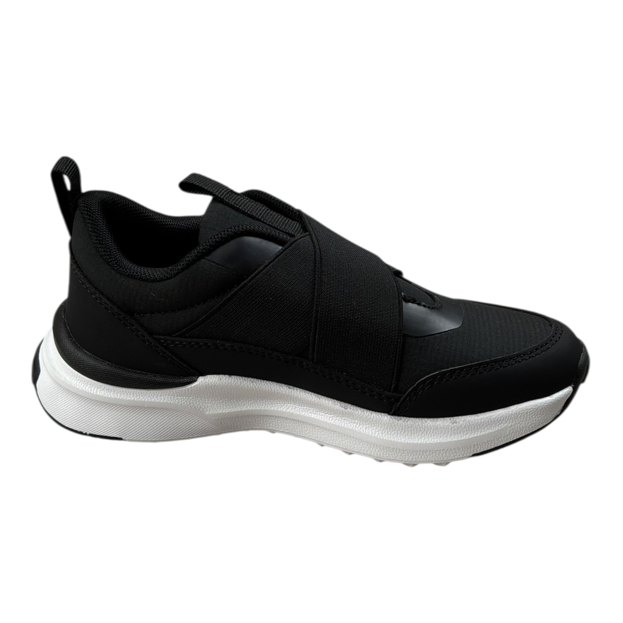 Calvin Klein Sneakers tinta unita con Logo Nero per Bambina 83172 NERO CALVIN KLEIN 