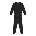Calvin Klein Completo 2 Pezzi Felpa-Pantalone tinta unita Nero per Bambina IB0IB02385 NERO CALVIN KLEIN 