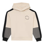 Calvin Klein Felpa Chiusa con Cappuccio tinta unita Panna per Bambino IB0IB02559 PANNA CALVIN KLEIN 