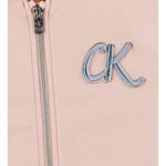Calvin Klein Felpa con Zip E Cappuccio tinta unita Rosa per Bambina IG0IG02969 ROSA CALVIN KLEIN 