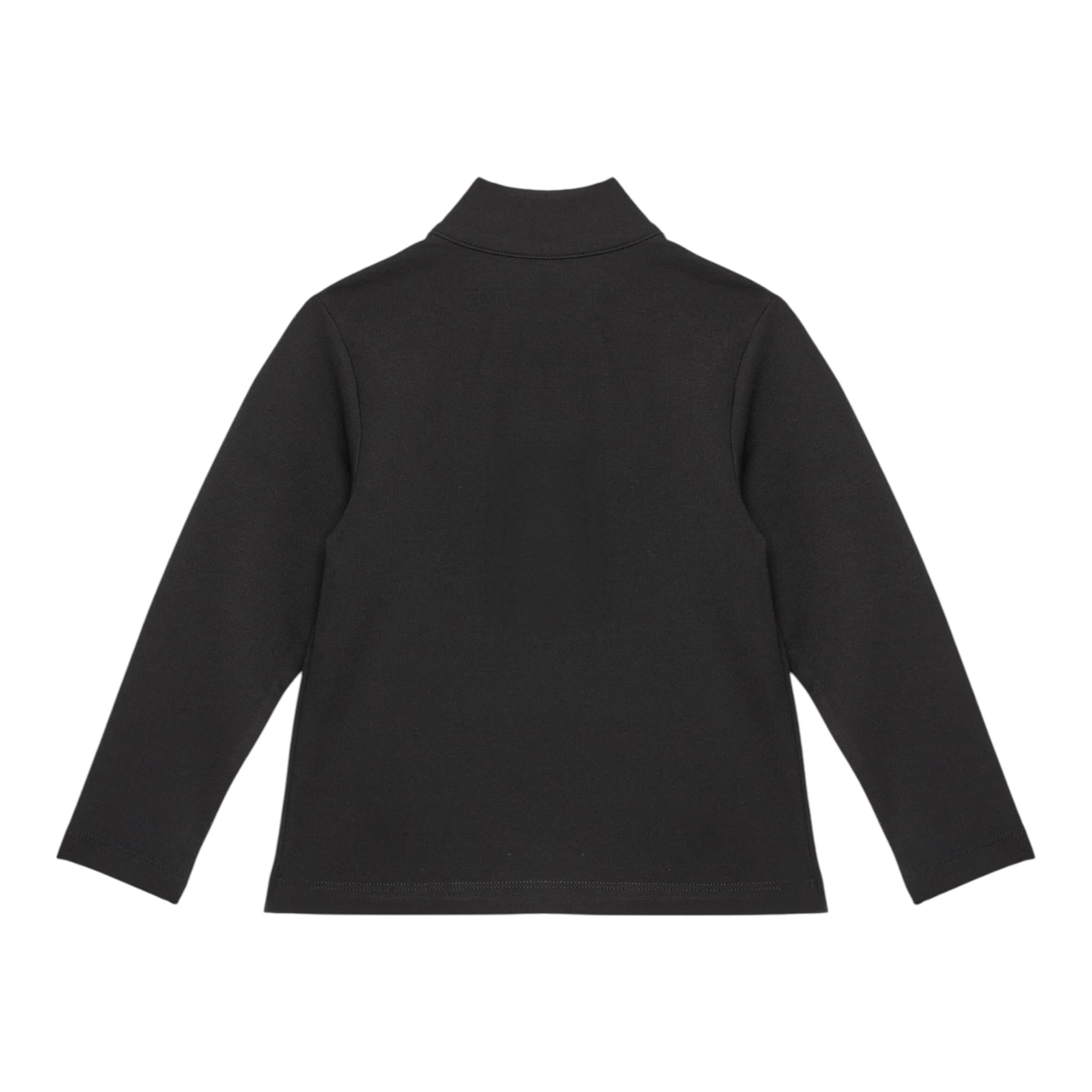 Calvin Klein Shirt tinta unita con Zip Nero per Bambina IG0IG02978 NERO CALVIN KLEIN 