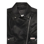 Calvin Klein Chiodo In Ecopelle tinta unita Nero per Bambina IG0IG02982 NERO CALVIN KLEIN 