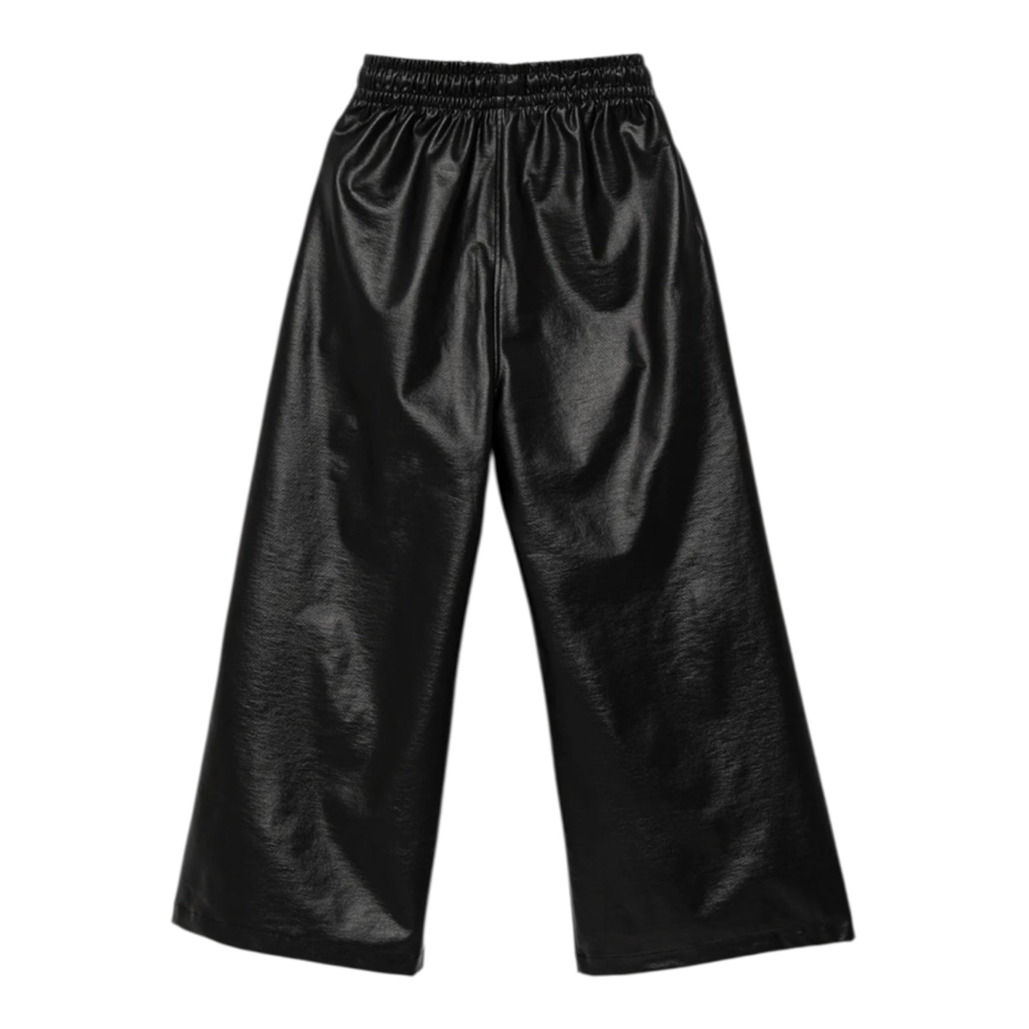 Calvin Klein Pantalone In Ecopelle tinta unita con Elastico In Vita Nero per Bambina IG0IG02983 NERO CALVIN KLEIN 
