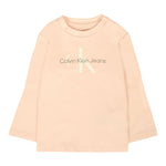 Calvin Klein Shirt Girocollo tinta unita con Logo Rosa per Neonata IN0IN00005 ROSA CALVIN KLEIN 