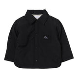 Calvin Klein Giubbino Modello Camicia tinta unita Nero per Neonato IN0IN00091 NERO CALVIN KLEIN 