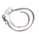 Calvin Klein Cintura tinta unita con Logo Rosa per Bambina IU0IU00655 ROSA CALVIN KLEIN 