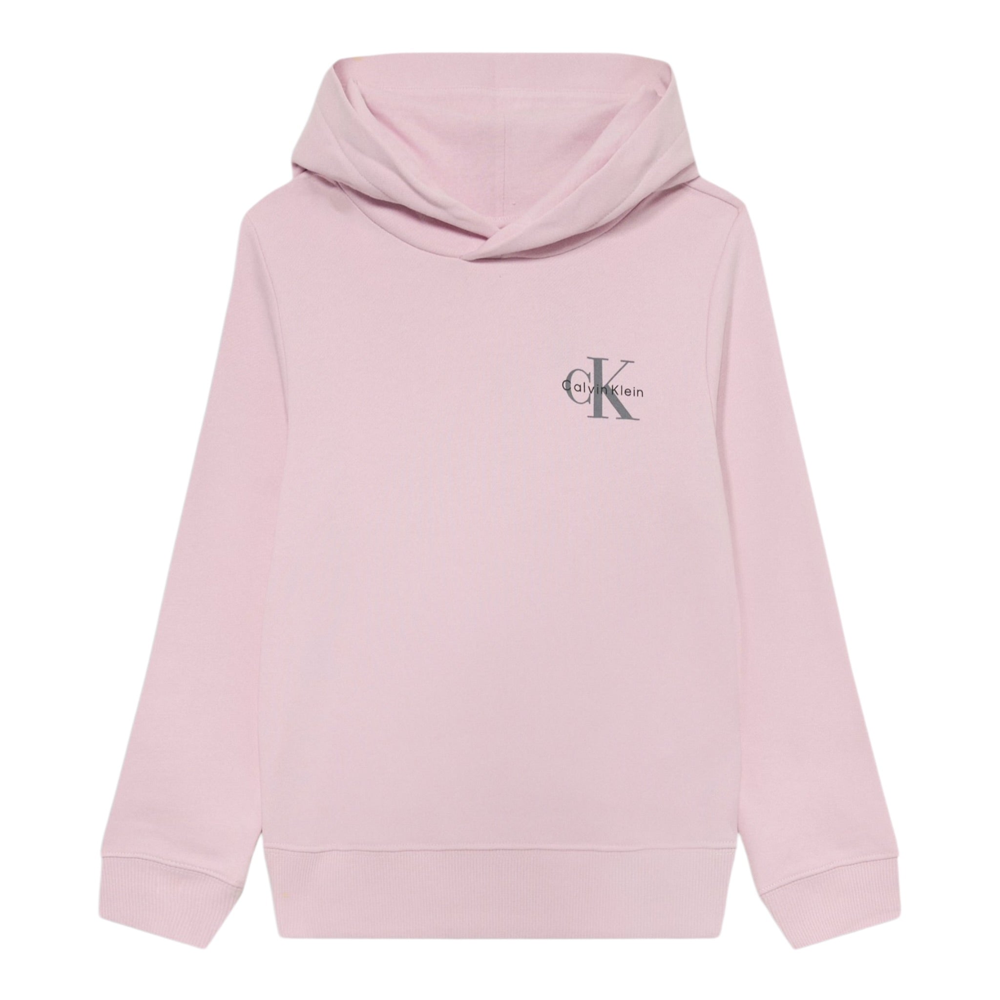 Calvin Klein Felpa Chiusa con Cappuccio tinta unita Rosa per Bambina IU0IU00712 ROSA CALVIN KLEIN 