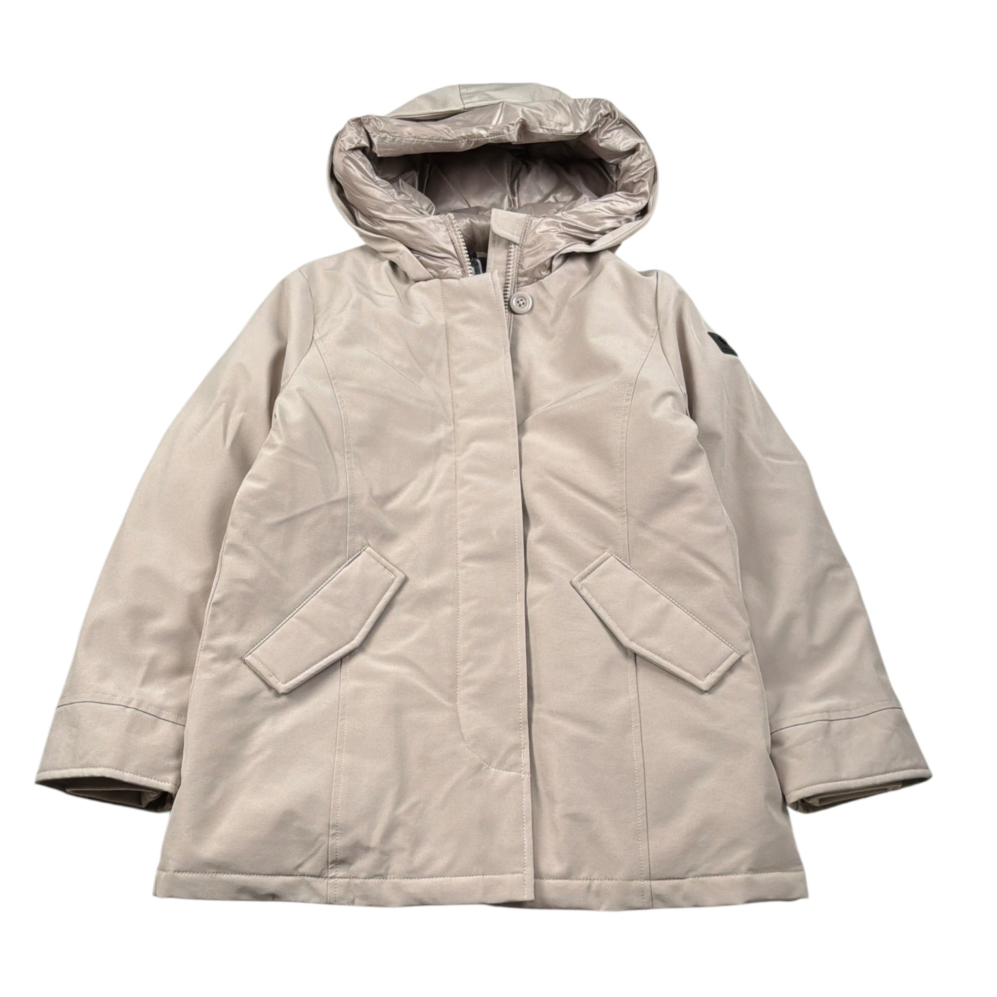 Canadian Giubbino tinta unita con Cappuccio Fango per Bambino CNG225301WK FANGO CANADIAN 