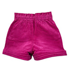 Carre'Ment Beau Short tinta unita con Elastico In Vita Fuxia per Neonata Y30208 FUXIA CARRE'MENT BEAU 
