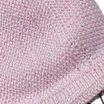 Casilda Jimena Cappello tinta unita In Filo Rosa per Neonata 768118 ROSA CASILDA JIMENA 