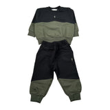 Cesare Paciotti Completo 2 Pezzi Felpa-Pantalone Nero/Verde per Neonato COMP6301BX NERO/VERDE CESARE PACIOTTI 