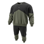 Cesare Paciotti Completo 2Pz Bicolore Felpa-Pantalone Nero/Verde per Neonato COMP6301JN NERO/VERDE CESARE PACIOTTI 