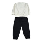 Cesare Paciotti Completo 2Pz Felpa-Pantalone con Stampa Bianco/Nero per Neonato COMP6317B BAINCO/NERO CESARE PACIOTTI 