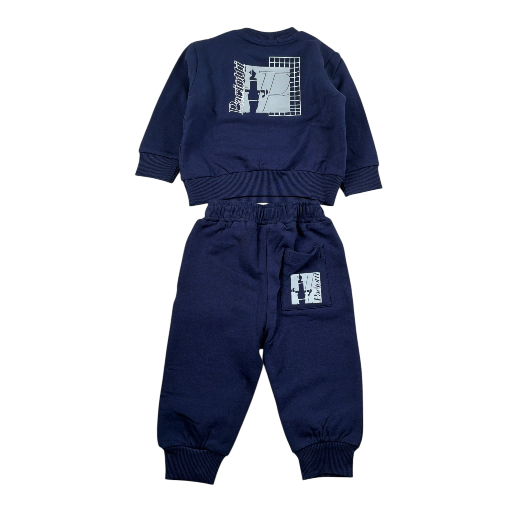 Cesare Paciotti Completo 2Pz tinta unita Felpa-Pantalone Blu per Neonato COMP63Q9B BLU CESARE PACIOTTI 