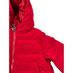 Cesare Paciotti Giubbino tinta unita con Cappuccio Rosso per Neonato GBP4303B ROSSO CESARE PACIOTTI 