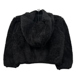 Cesare Paciotti Giubbino Modello Pelliccia con Zip E Cappuccio Nero per Neonato GBP6305BN NERO CESARE PACIOTTI 