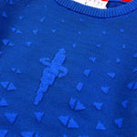 Cesare Paciotti Maglia tinta unita Girocollo Blu per Bambino MGP6350BJ BLU CESARE PACIOTTI 