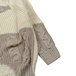 Cesare Paciotti Maglia Girocollo Bicolore Beige per Bambino MGP6358BXXXJ BEIGE CESARE PACIOTTI 