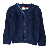 Cesare Paciotti Cardigan tinta unita con Logo Blu per Bambino MGP6362BXJ BLU CESARE PACIOTTI 