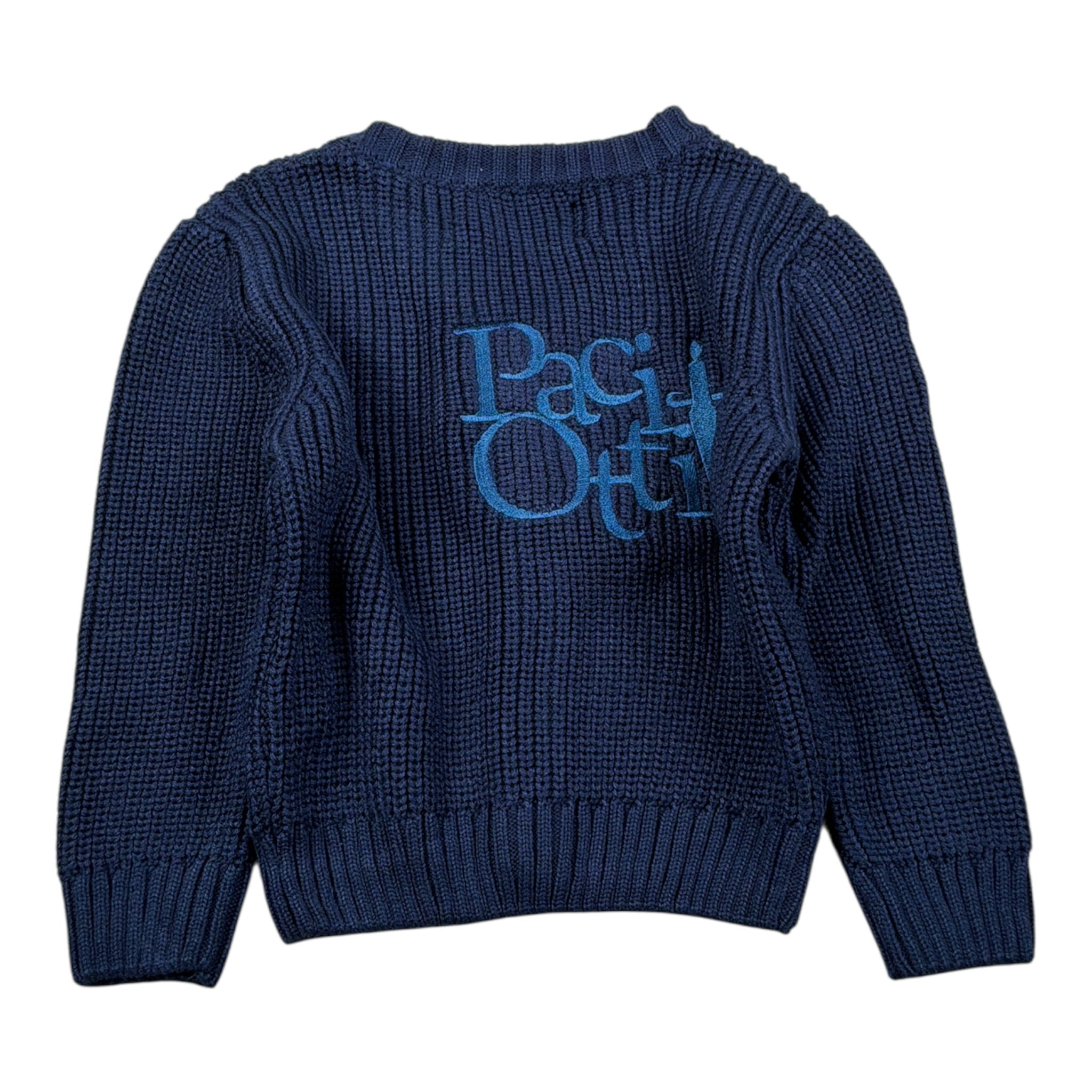 Cesare Paciotti Cardigan tinta unita con Logo Blu per Bambino MGP6362BXJ BLU CESARE PACIOTTI 