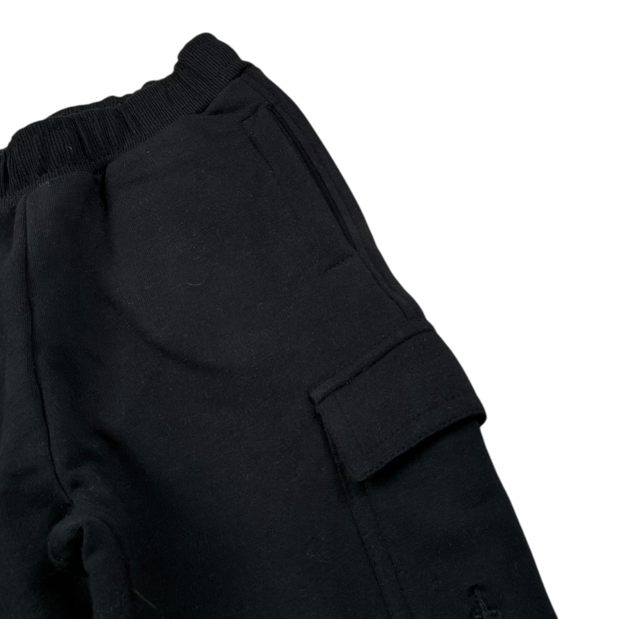 Cesare Paciotti Pantalone Tuta tinta unita Nero per Neonato PFP6301BX NERO CESARE PACIOTTI 
