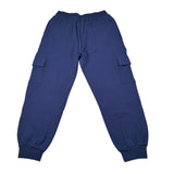 Cesare Paciotti Pantalone tinta unita con Alstico In Vita Blu per Bambino PFP6301JXX BLU CESARE PACIOTTI 
