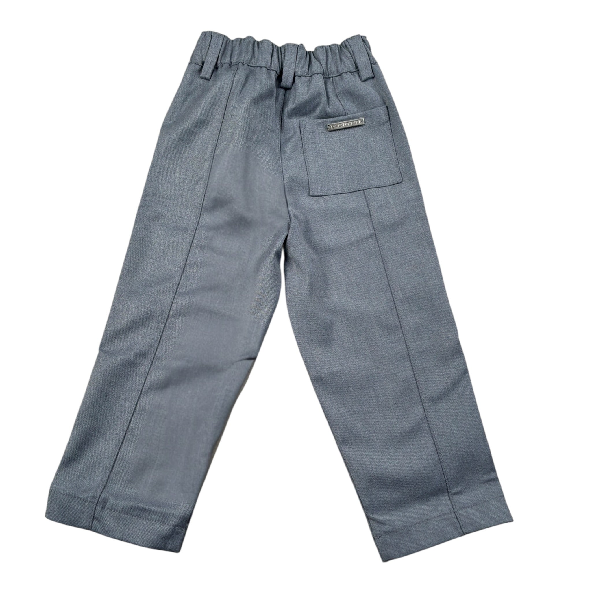 Cesare Paciotti Pantalone tinta unita con Elastico In Vita Grigio per Bambino PTP6357BJXX GRIGIO CESARE PACIOTTI 