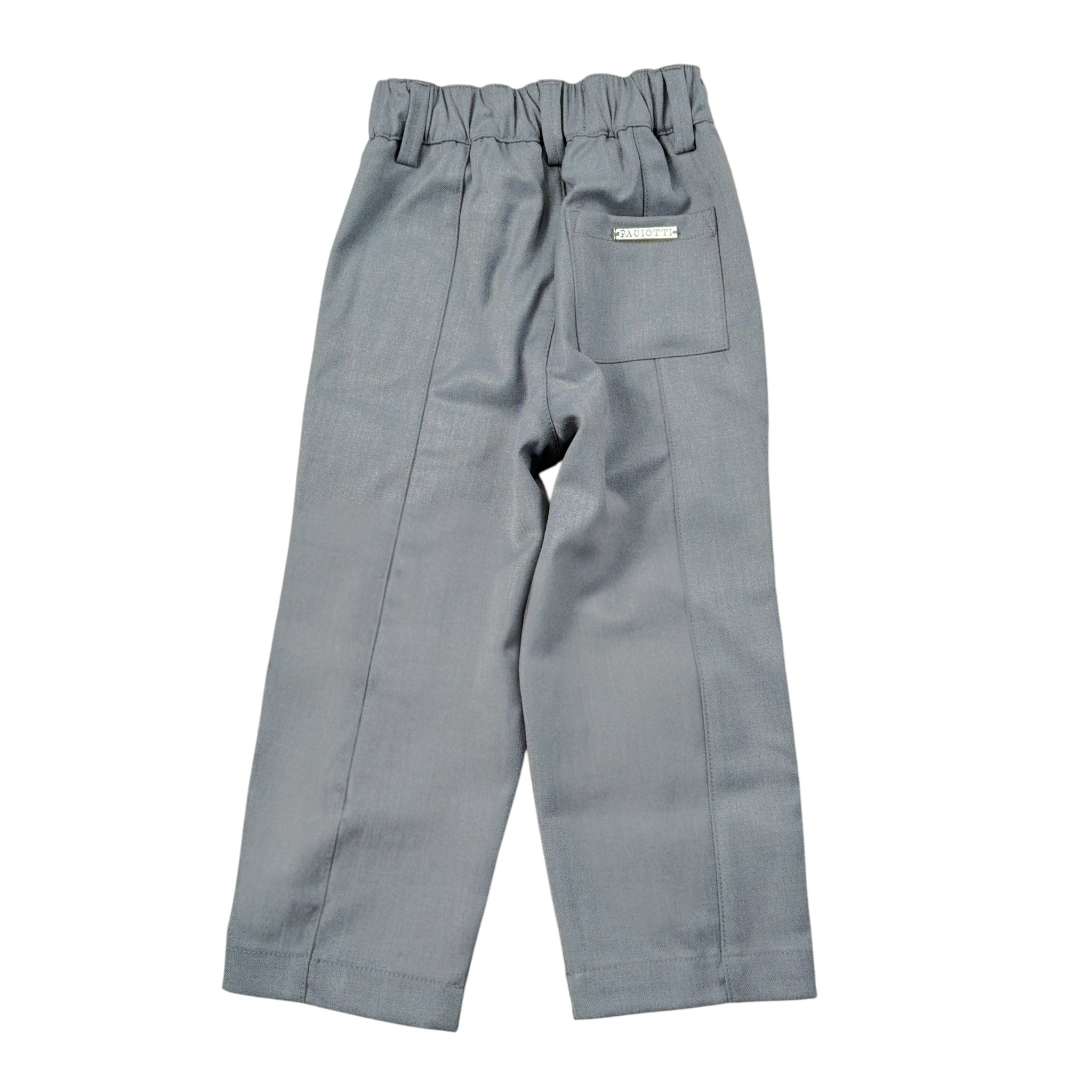 Cesare Paciotti Pantalone tinta unita con Elastico In Vita Grigio per Bambino PTP6357BX GRIGIO CESARE PACIOTTI 