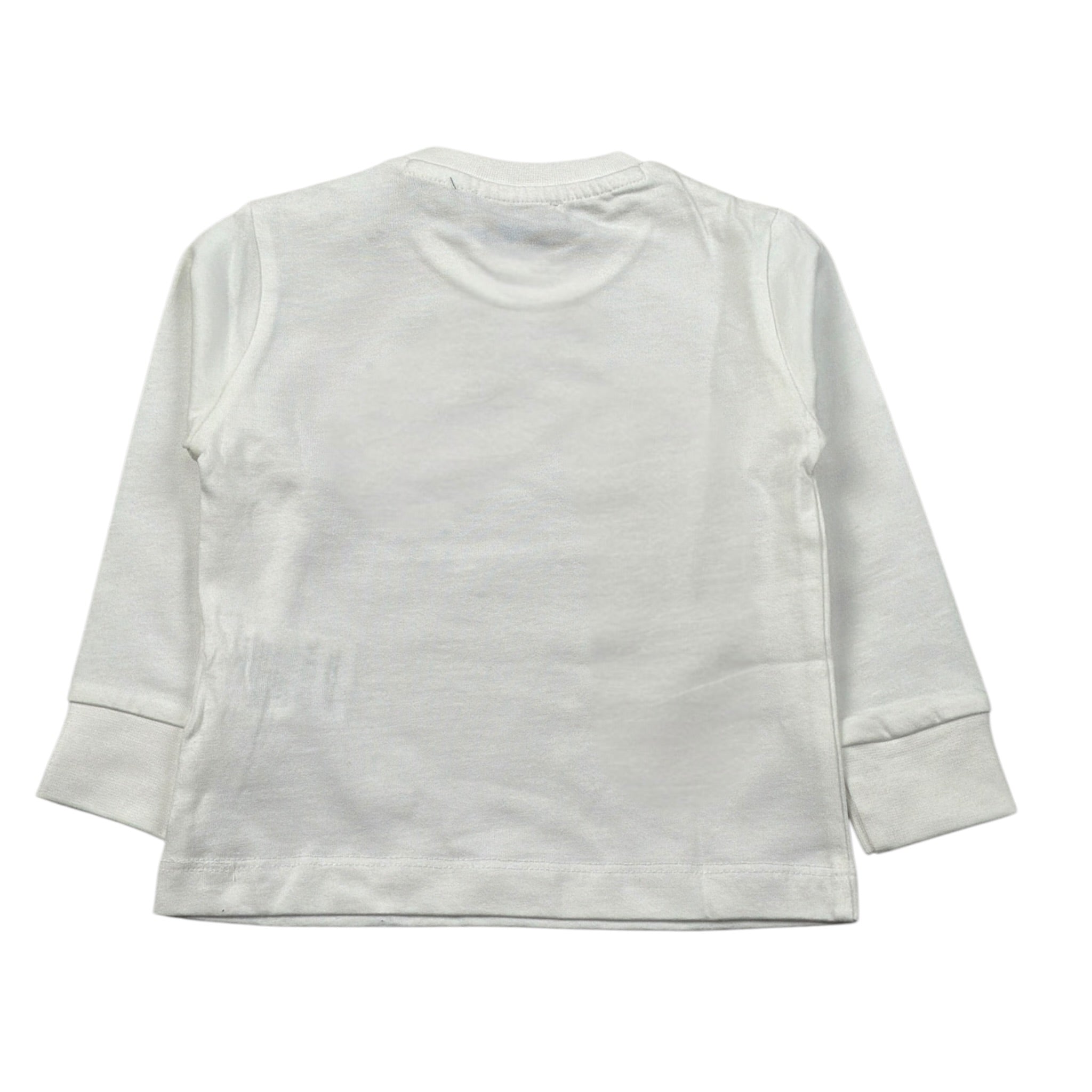 Cesare Paciotti Shirt Girocollo tinta unita con Logo Bianco per Neonato TSP6310B BIANCO CESARE PACIOTTI 
