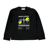 Cesare Paciotti Shirt Girocollo tinta unita con Stampa Nero per Neonato TSP6314BXN NERO CESARE PACIOTTI 