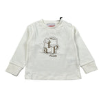 Cesare Paciotti Shirt Girocollo tinta unita con Stampa Bianco per Bambino TSP6318B BIANCO CESARE PACIOTTI 
