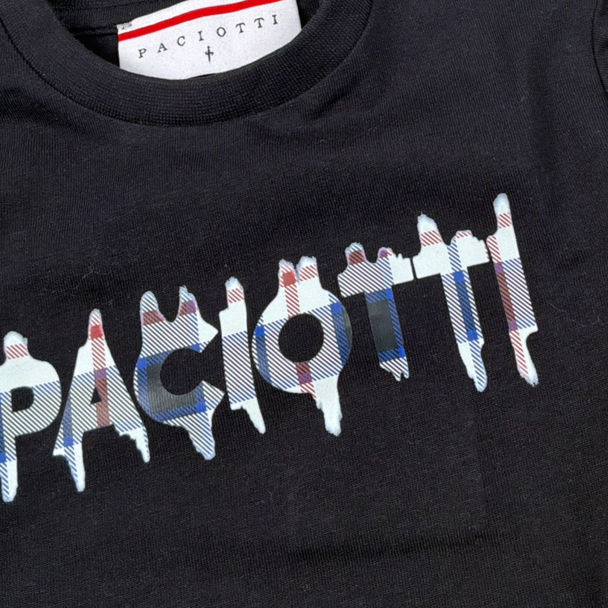 Cesare Paciotti Shirt tinta unita con Stampa Nero per Neonato TSP6360BN NERO CESARE PACIOTTI 