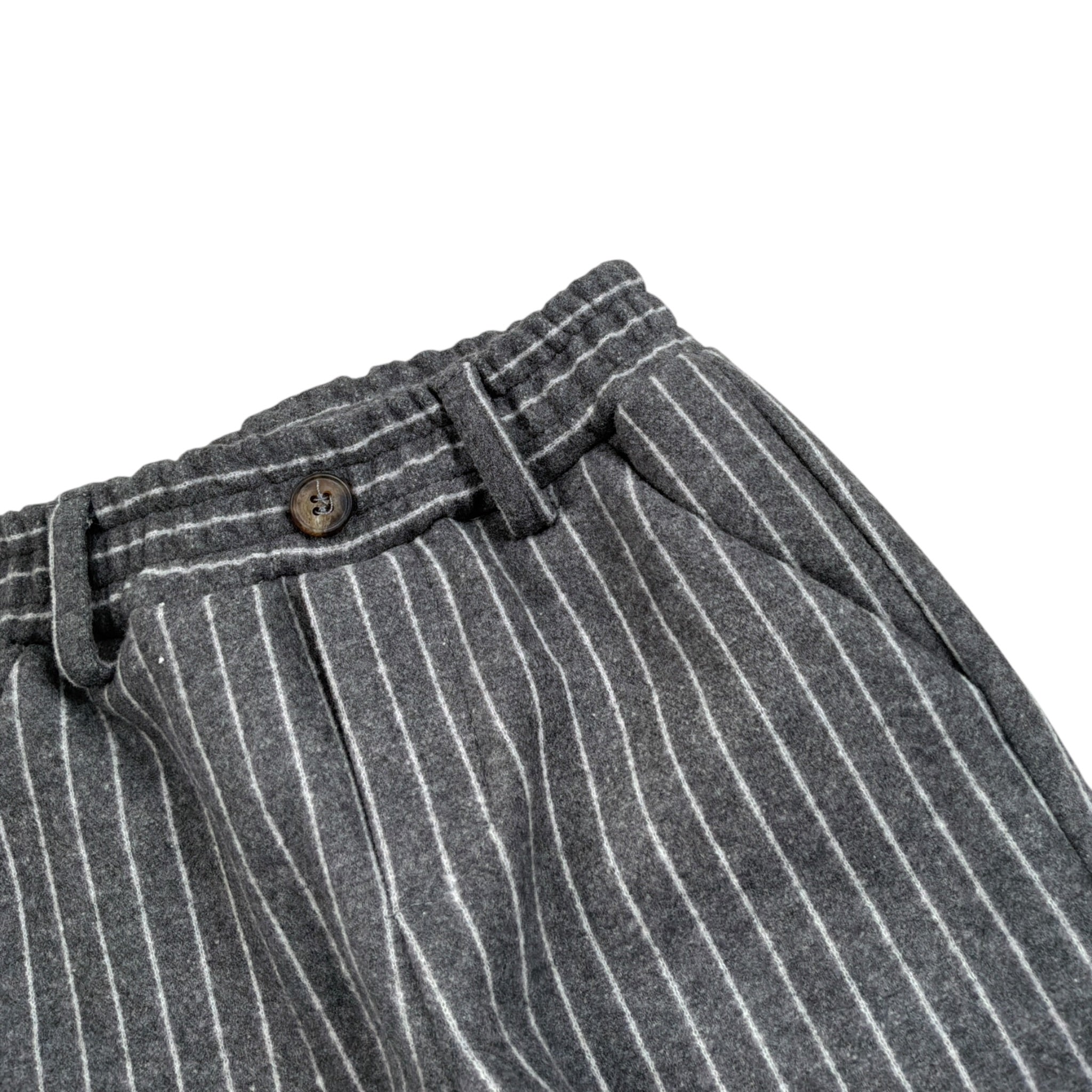 Ciccino Pantalone tinta unita con Fantasia A Righe Grigio per Neonato CCB0292 GRIGIO CICCINO 
